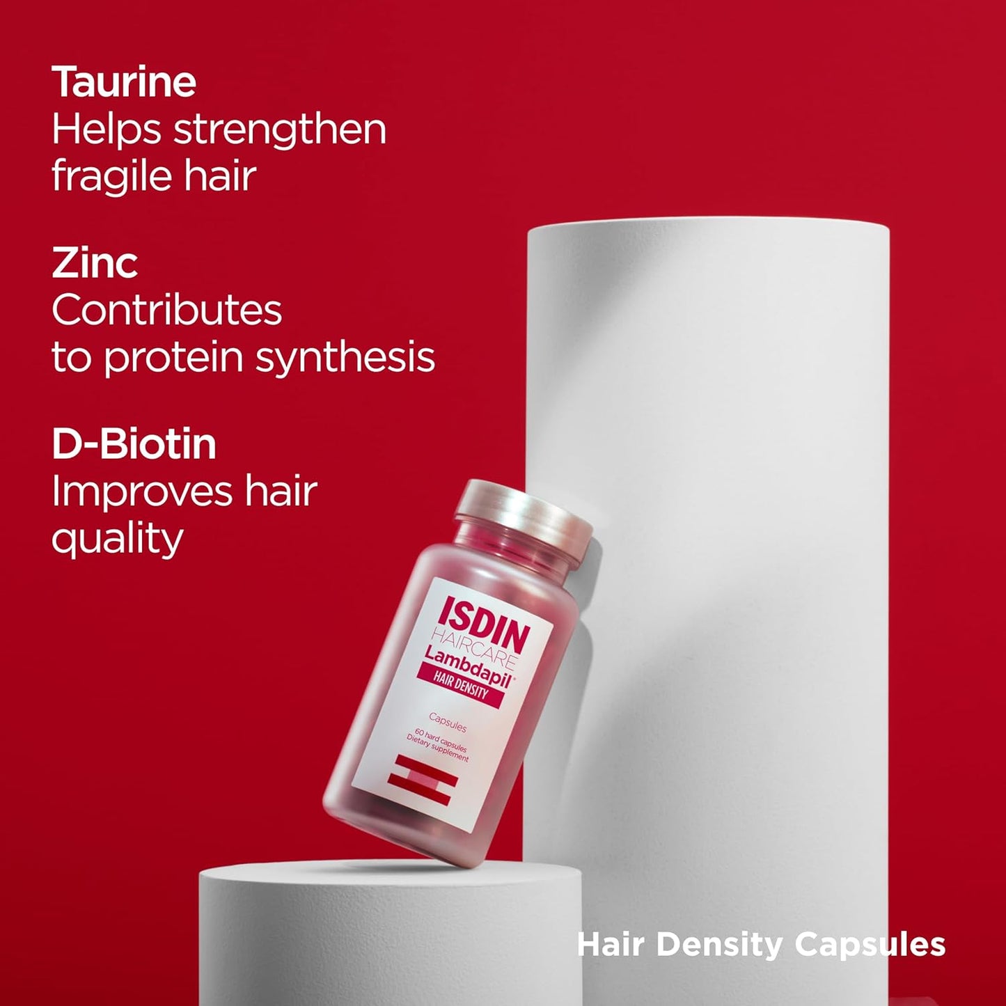 Isdin haircare lambdapil hair density capsules (60)