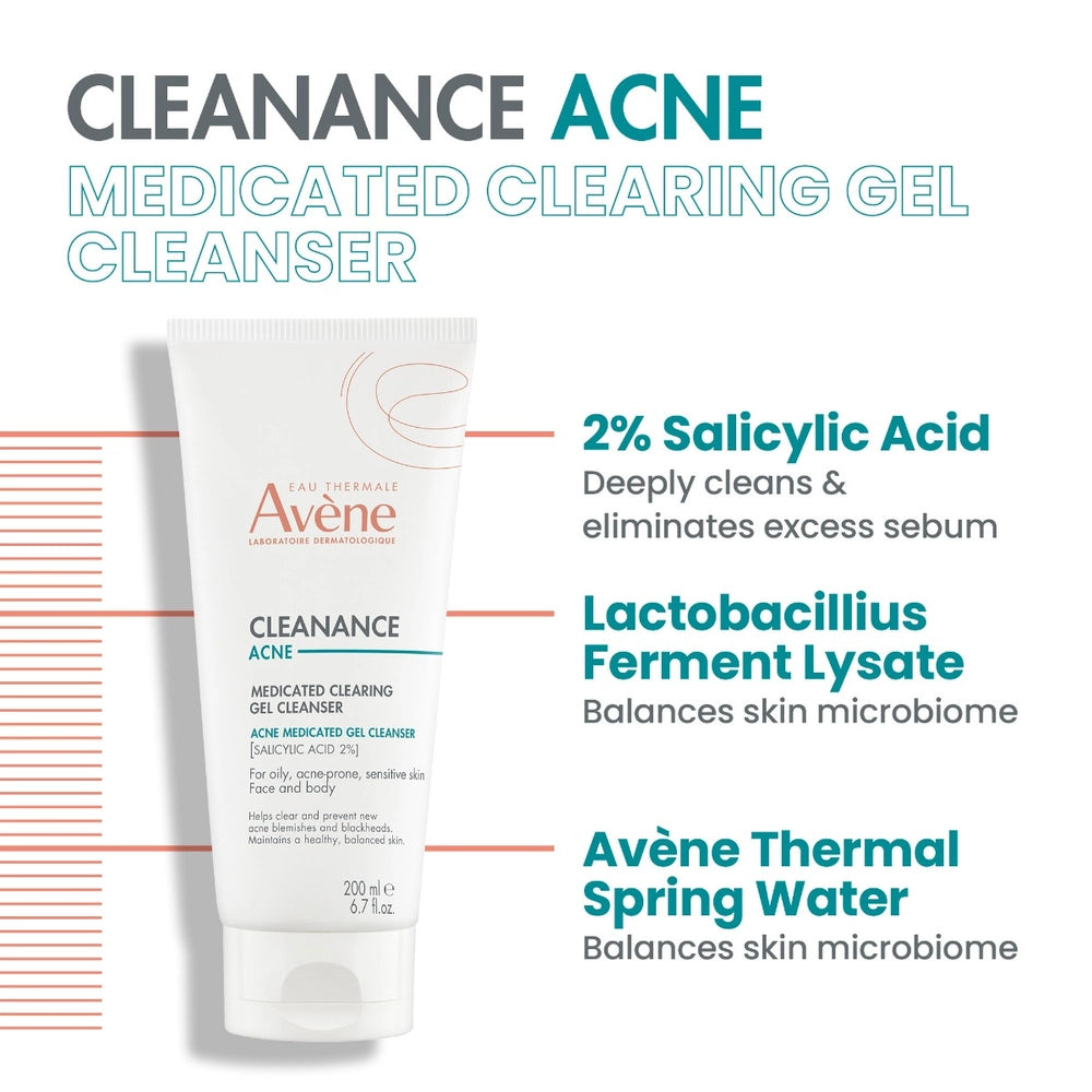 Cleanance acne medicated gel cleanser Salicylic Acid 2% 200 ml